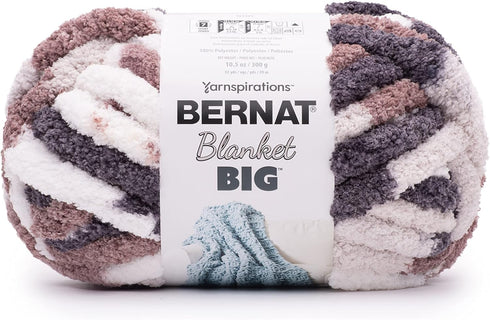 BERNAT Blanket 'Big', Mottled Taupe, 300g...