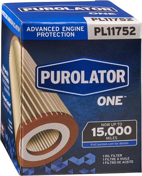 Purolator PL11752 PurolatorONE Advanced Engine Protection Cartridge Oil Filter Compatible With Select Hyundai and Kia...