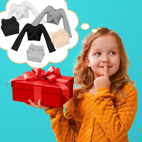 Bencailor 6 Pcs Doll Clothes for 11.8 Inch Doll, Doll Accessories Summer Tops Swimwear Robe Doll T Shirt Dress Winter Coat Jacke Doll Outfit Girl ...