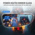Right Side Heated Lower Mirror Glass for Ram ProMaster 1500 2500 3500 for 2014-2021, Tow Mirror Glass with Rear Holder for 68413479AA...