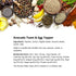 Premium Avocado & Egg Toast Topper by SPICE + LEAF - Vegan Kosher Pesticide Free Spice Blend Used to Give Avocado, Eggs, Salad and Fish a Pop of F...