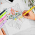 12 Colors Forever Pencil with Erase - Long Lasting Writing Infinity Pencil with Extra 12 Replaceable Heads, Never Sharpen Everlasting Inkless Penc...