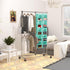 Simple Houseware 10 Shelves Hanging Shoes Organizer Holder for Closet, Turquoise...