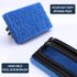 3 Pack Hand-Held Pool Scrub Brush Swimming Pool Brush Scrubbing Scouring Sponge Pad for Cleaning Pool Walls, Tiles, Floors & Steps - Surface Clean...