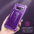 Dexnor Samsung Galaxy S10 Plus Case - Heavy Duty Military Grade Protection with Built-in Screen Protector & Kickstand - Purple...