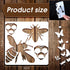 20 Pieces Stencils for Painting Reusable Animal Plant Music Stencil Spring Summer Fall Winter Stencil Template, DIY Stencils for Painting on Wood ...