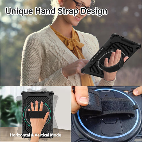 for 2023 Release FlreHD 10 Tablet Case 13th Generation with 360 Rotating Kickstand Hand Strap,(No Screen Protector, for Kids) Also for 10in Sony N...