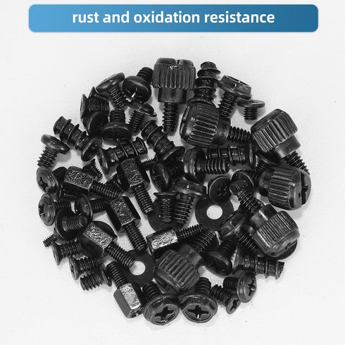 400PCS Computer Screws Assortment Kit with Screwdriver Motherboard Standoffs Screws for Universal Motherboard, HDD, SSD, Hard Drive,Fan, Power Sup...