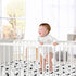 Black and White Woodland Moose Baby or Toddler Fitted Crib Sheet for Rustic Patch Collection by Sweet Jojo Designs...