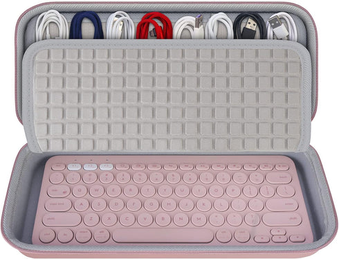Hard Electronics Organizer, Universal Travel Cable Organizer, Large Electronic Accessories Storage Case Bag for Laptop Adapter, Cord, Charger, Plu...