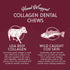 Icelandic+ Beef Collagen Dental Chew Stick Wrapped with Fish 8" Dog Treat...