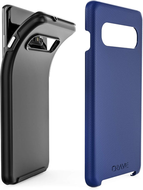 Crave Dual Guard for Samsung Galaxy S10 Case, Shockproof Protection Dual Layer Case for Samsung Galaxy S10 - Navy...