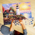 500 Piece Puzzle for Adults-Lighthouse | Recycled Cardboar Jigsaw Puzzles 500 Pieces | Challenging Family Activity Great Gift Idea for Family Frie...