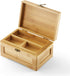 Wooden Stash Box with Rolling Tray Stash Box Combo to Organise your Herbs and Accessories - Rolling Kit with Removable divider - Large stash box a...