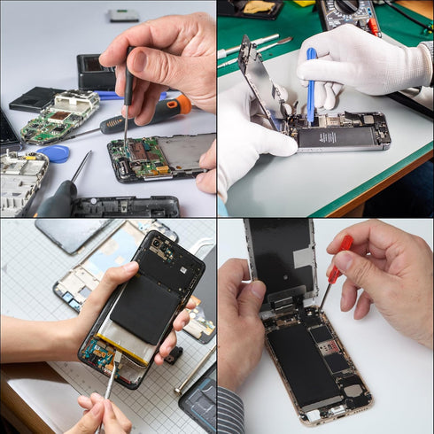 MECCANIXITY 10pcs Universal Plastic Stick Spudger Crowbar Pry Opening Tools for Cellphone Mobile Phone Tablet Laptop PC Repair, Green...