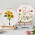 Maydear Stamped Embroidery Kit for Beginners Pattern, Cross Stitch Kits for Adults, Embroidery Starter Kit Embroidery Hoop, Color Threads and Embr...