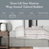 Bed Maker’s Never Lift Your Mattress Bed Skirt, Designed for Box Spring Beds, Split Corners, 14 Inch Drop Length, Full, Silver...