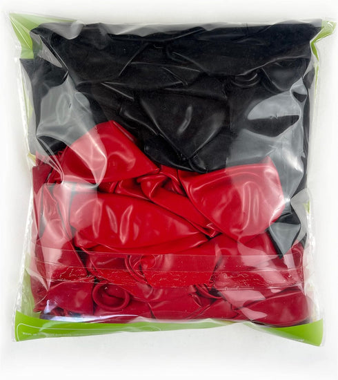 Red Black Balloons,100 pcs 12 inch Latex Balloons,birthday party decoration...