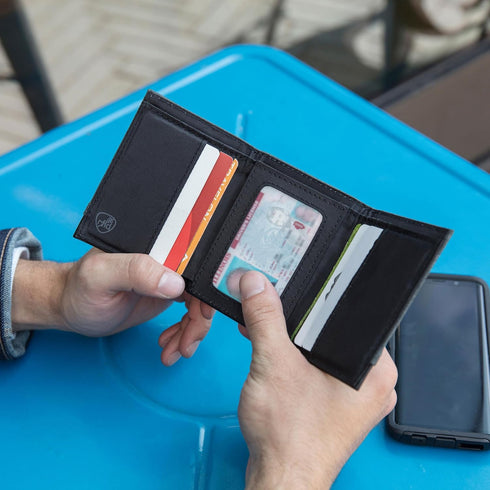 RFID Blocking Trifold Wallet...