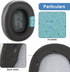 LIVE660 BTNC Ear Pads Replacement Ear Cushions Compatible with JBL E65 E65BTNC / Duet NC / LIVE650BTNC LIVE660 BTNC Headphones Comfortable Protein...