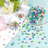 PH PandaHall 500pcs 6mm Frosted Glass Bead 10 Color Transparent Frosted Crystal Beads Matte Loose Spacer Beads for Necklace, Bracelet, Earring Jew...