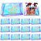 12 Pcs Bachelorette Makeup Bags Retro Disco Cowgirl Recovery Kit Bags Girls Trip Holographic Cosmetic Bags with Zipper Gift Bags for Women (I Do C...