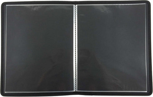 Filexec Products Art Presentation Book, 4"x6", 24Page/48 Views, Pack of 2 (50488-93030), Black...