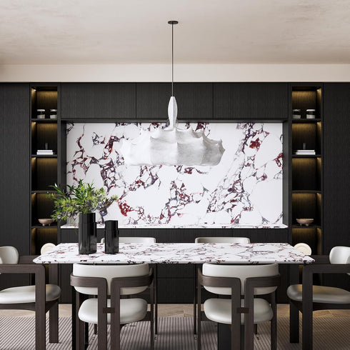 Marble Contact Paper for Countertops Cover -78.7''x15.7'' Peel and Stick Wallpaper - Removable Self Adhesive Thick Granite Vinyl Wrap Film Roll, C...