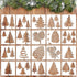 20 Pieces Stencil Template for Painting Reusable Animal Plant Stencil Spring Summer Winter Template, DIY Christmas Stencils for Painting on Wood W...