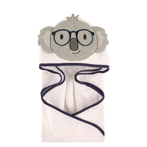 Hudson Baby Unisex Baby Cotton Animal Face Hooded Towel, Koala, One Size...