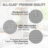 All-Clad Premium Pot Holder & Hot Pad: Heat Resistant to 500 Degrees - 100% Cotton, 10"x6.25" Hot Pad for Kitchen and Barbeque, (1-Pack), Titanium...