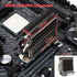 Thermalright HR-09 2280 PRO SSD heatsink, Double-Sided Heat Sink, with Thermal Silicone Pad for M.2 SSD Hard Disk, PC and Computer, Contains a Hea...