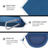 co2CREA Hard Carrying Case Replacement for JBL Clip 5 Waterproof Portable Wireless Portable Mini Bluetooth Speaker (Blue Case)...