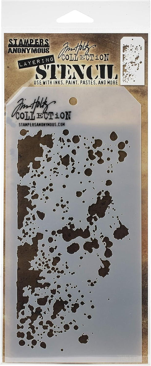 Tim Holtz - Stampers Anon LAYERED STENCIL GRIME...