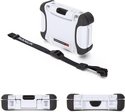 Nanuk 310-0012 Nano Series Waterproof Small Hard Case for Phones, Cameras and Electronics (White)...