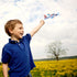 Prextex 25 Pack Large 8'' Flying Foam Outdoor Outside Glider Planes Toys for Boy, and Kids Ages 4-8 5 8-10 Years Old - Great Plane Birthday Gift -...
