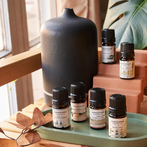 Juniper Ridge Desert Cedar Essential Oil - Aromatic Fragrance with Sweet Cedar Resin & Warm Leather Notes - 5ml - Packaging May Vary...