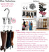Original Boot Hanger - Shoe Storage Space Saver (Set of 3); Boot Hanger, Holder, Clips, Storage (Silver)...