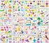 Kids Drawing Stencils Set , 20 Pcs Plastic Stencil Kit 300+ Patterns Drawing Templates for Girls & Boys Gift and Card Making...