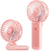 JZCreater Mini Handheld Fan,Portable Hand Held Fan, 15H Cooling Fan, Quiet 4 Speed, USB Rechargeable Battery Operated Desk Fan, Small Folding Elec...