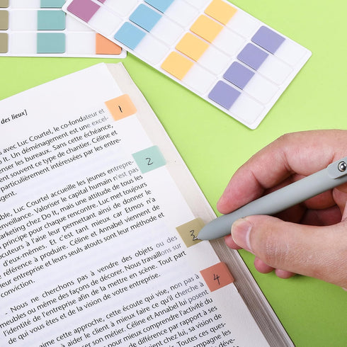 Mr. Pen- Sticky Index Tabs, 480 Pcs, Pastel Sticky Tabs for Notebooks, Page Markers, Page Tabs for Binders, Page Tabs Sticky Tabs for Books, Noteb...