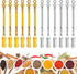 12P Mini Shovel Spoons, Coldairsoap Little Spoon Tiny Spoon Spice Spoon Alloy Mini Pendant Spoon Perfect for Measuring Spices,Coffee,Sugar...