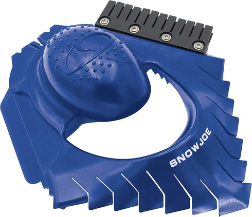 Snow Joe SJEG-DZ Ice Dozer Ice and Snow Scraper Tool | Squeegee Brush, Blue...