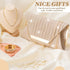 4 Pieces Women Rhinestone Evening Clutch Bag Ear Clip Bridal Wedding Choker Bracelet Dangle Bling Glitter Purse for Party (Golden)...
