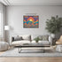 Posterizer 1 pcs- psychedelic funky hippie colorful landscap 6-Abstract & Modern Art-Fantasy & Fiction Art- Living Room Bedroom Decor- unframed wa...
