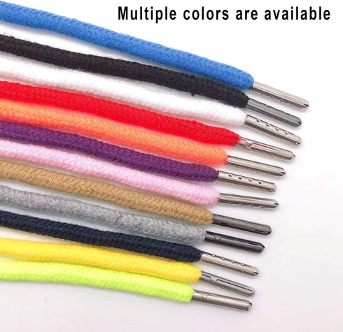 20 Pack Replacement Drawstrings Drawcords for Pants Sweatpants Hoodies Scrubs Jackets Shorts Tool 53" Long (Light-Purple)...