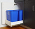 United Solutions 7 Gallon/28 Quart Efficient Recycle Wastebasket | Fits Under Desk | Small, Narrow Spaces in Commercial, Kitchen, Home Office, Dor...