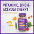 New Chapter Vitamin C+ Gummies – 40% Less Sugar§, Excellent Source of Vitamin C, TWO Daily Gummies for Immune Support with Acerola Cherry, Vegan, ...