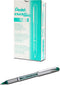 Pentel EnerGel NV Gel Ink Pen, (0.7mm), Medium Point Capped, Metal Tip, Green Ink, Box of 12 (BL27-D)...