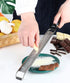 Ourokhome Kitchen Lemon Zester, Stainless Steel Hand Held Parmesan Cheese Grater for Ginger, Chocolate, Coconut, Lime, Nutmeg, Citrus, Fruit, Vege...